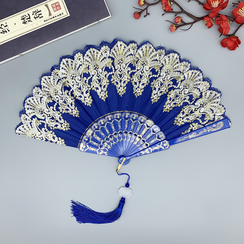 Tassel Fringe Trim - Chinese Craft Retro Folding Hand Fan