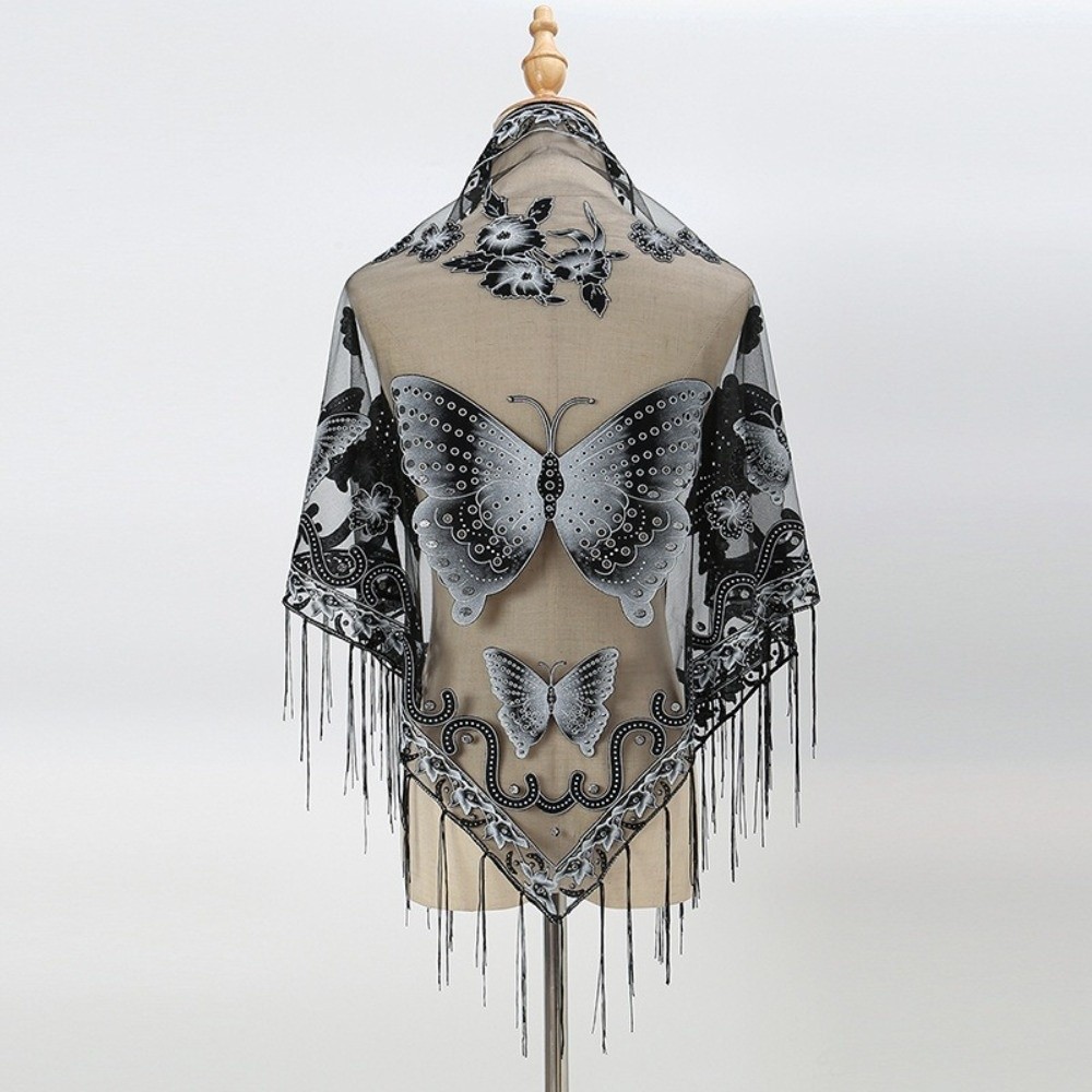 Luxury Flower Lace Hollow Scar - Tassel Fringe Trim review and price