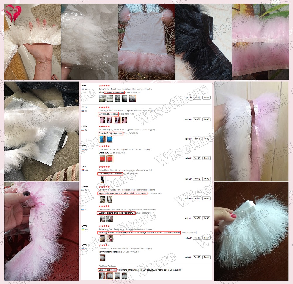 1 Meter Fancy Soft Fluffy Dyed - Feather Trim Marabou review and price