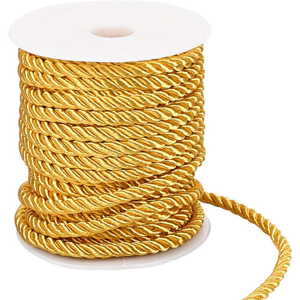1 Roll 59 Feet Gold Cord 5mm T - Cord Trim Twisted review and price