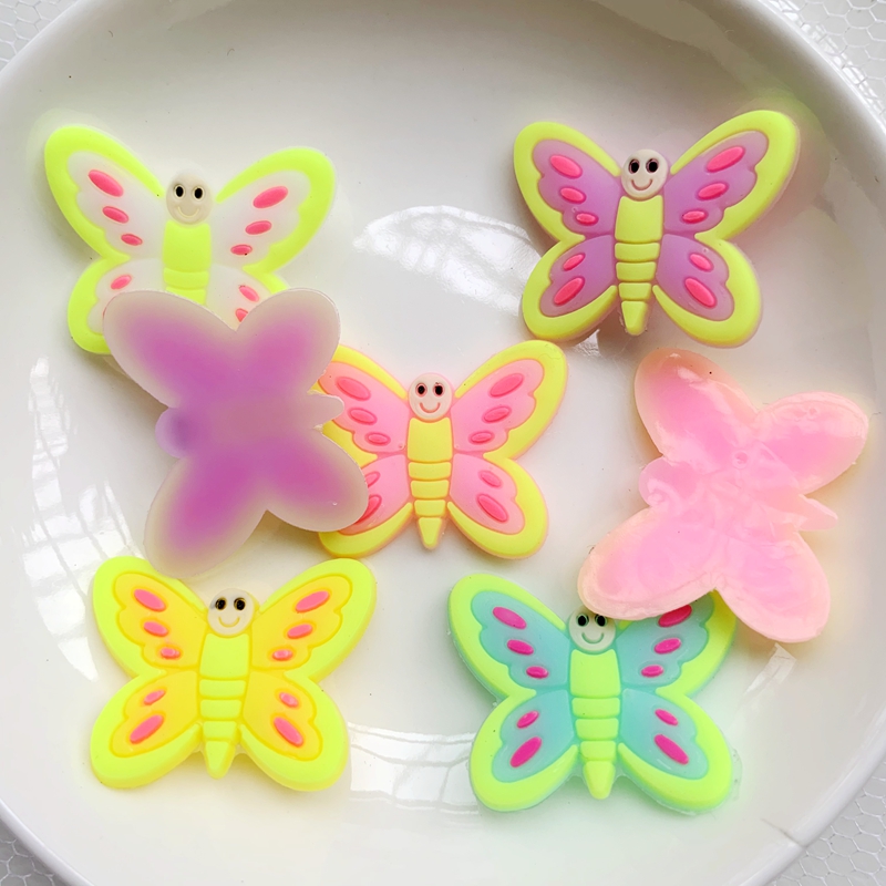 10pcs Cute Large butterfly PVC - Embellishment Glue Craft review and price