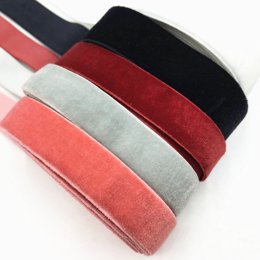 15mm 5Yards Velvet Elastic Ban - Velvet Ribbon Roll review and price