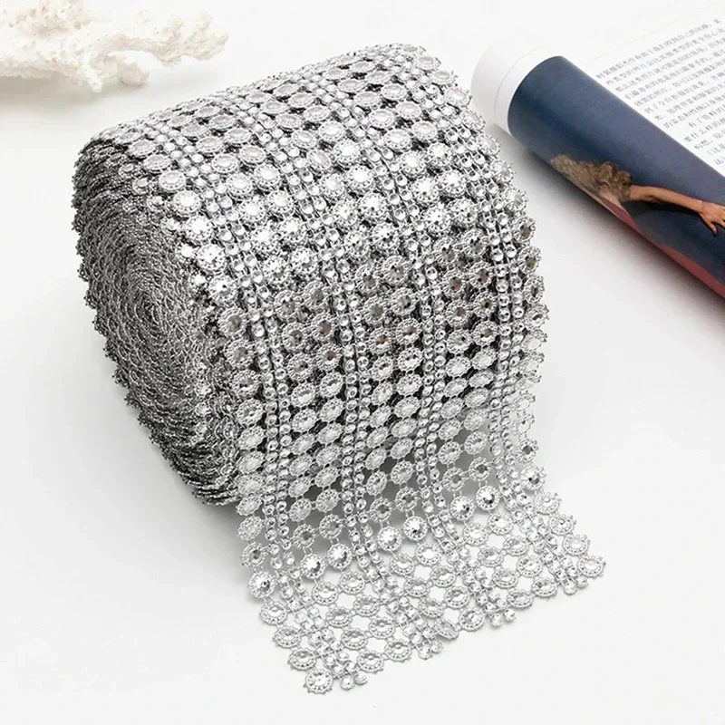 1 Yard 16row Crystal Diamond M - Hotfix Rhinestone Sheet review and price