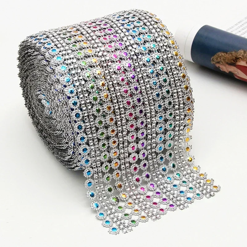 1 Yard 16row Crystal Diamond M - Hotfix Rhinestone Sheet review and price