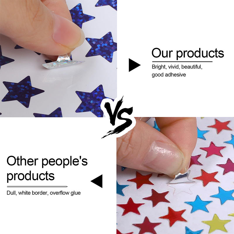 420Pcs Star Stickers Sparkly H - Glitter Vinyl Roll review and price
