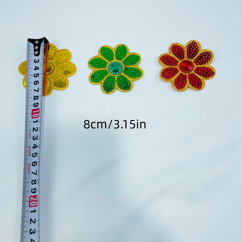 10Pcs Flower Sequined Applique - Applique Patch Flower review and price