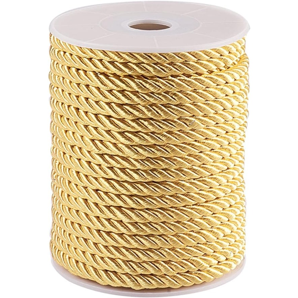 5mm 18 Yards Twisted Gold Rope - Cord Trim Twisted review and price