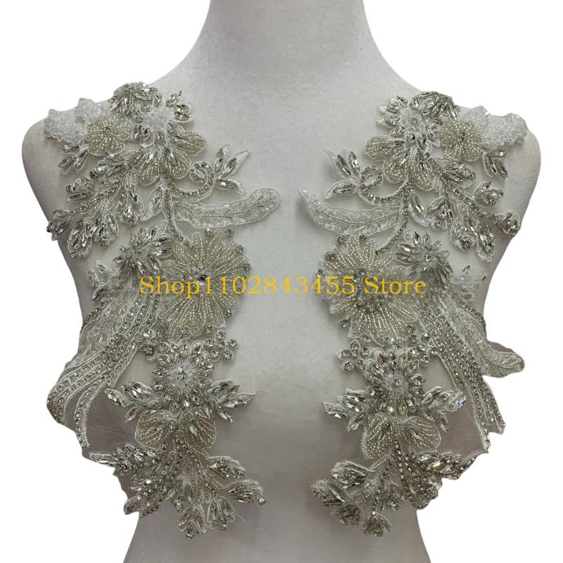 49MC Embroidery Beadwork Wheat - Applique Patch Flower review and price
