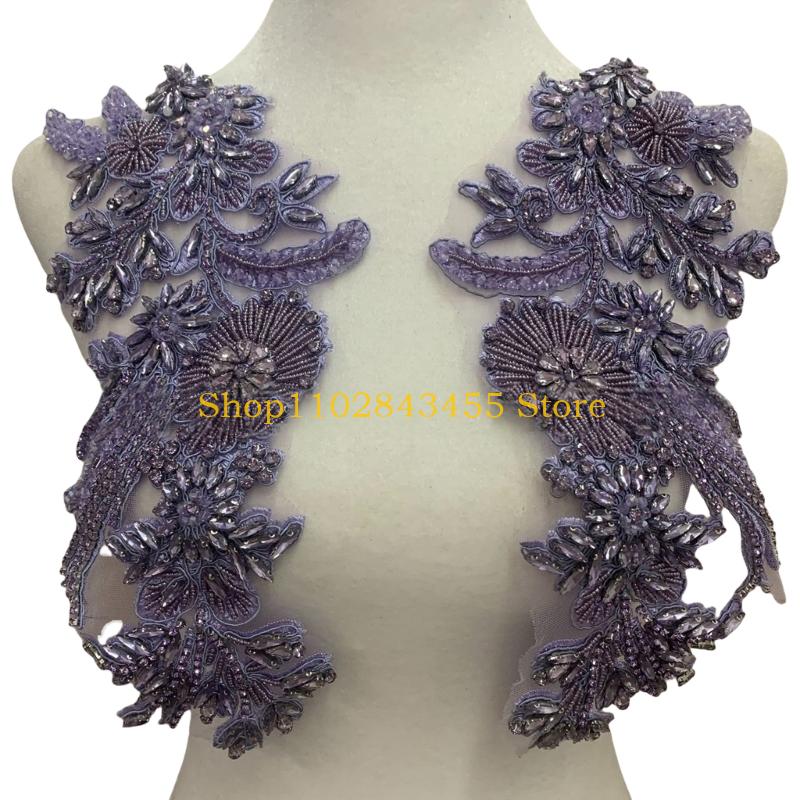 49MC Embroidery Beadwork Wheat - Applique Patch Flower review and price