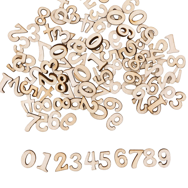 100pcs Letters Wooden Alphabet - Embellishments For Scrapbooking review and price