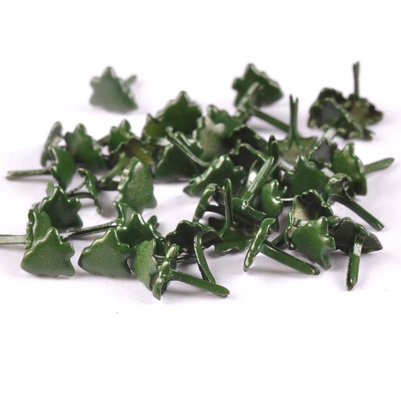 50pcs Mini Christmas Tree Brad - Embellishments For Scrapbooking review and price
