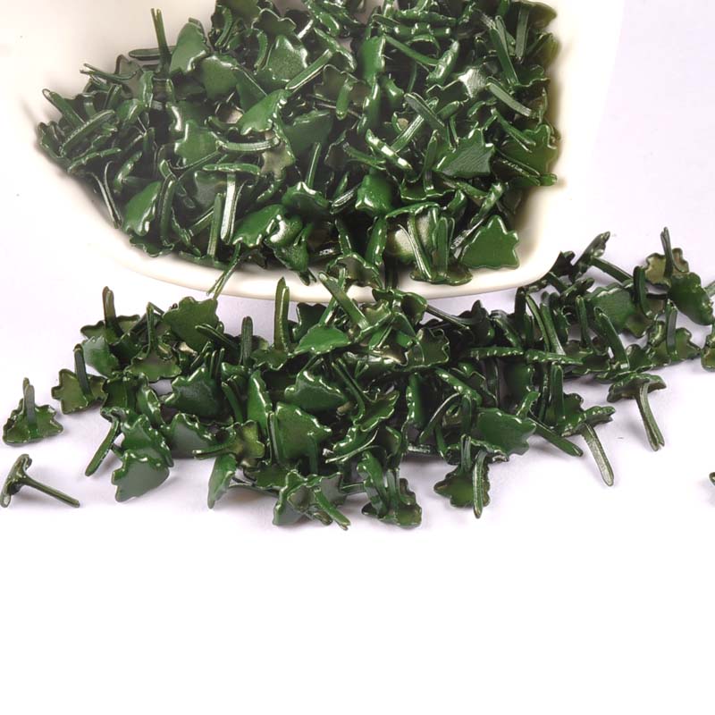50pcs Mini Christmas Tree Brad - Embellishments For Scrapbooking review and price