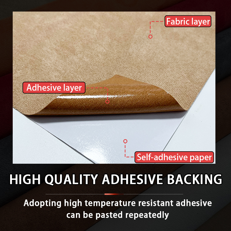 30x200cm Self Adhesive Suede F - Velvet Ribbon Roll review and price