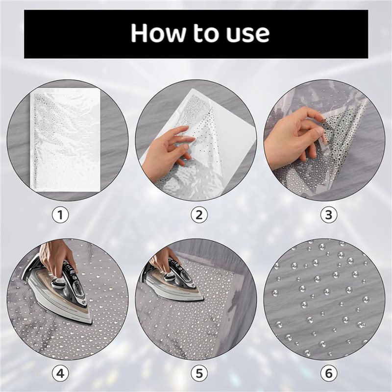 AB08-24 Sheets Iron On Rhinest - Hotfix Rhinestone Sheet review and price