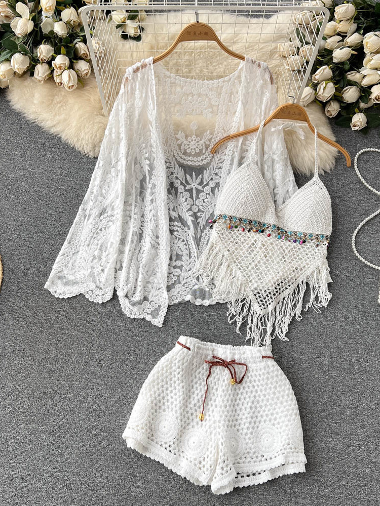 Summer New Holiday Suit Women' - Tassel Fringe Trim review and price