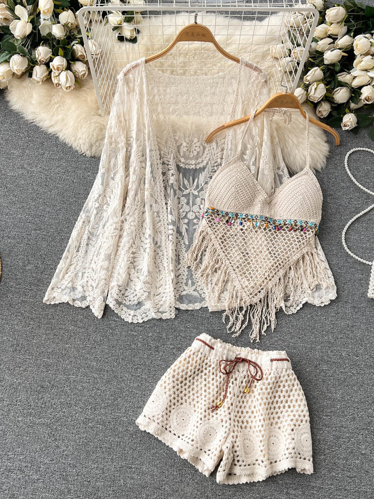 Summer New Holiday Suit Women' - Tassel Fringe Trim review and price