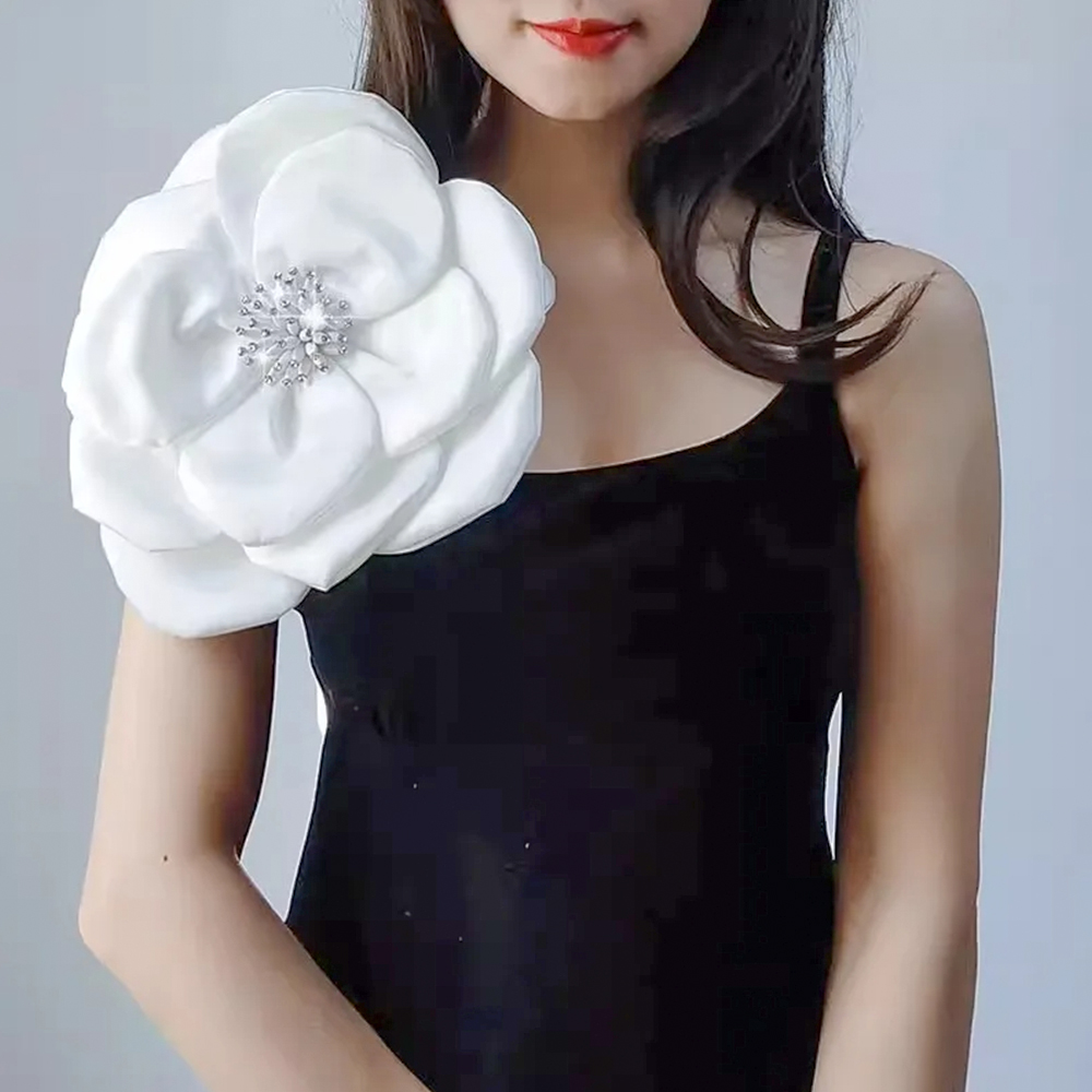 NEW 29cm 3D Big Flower Lace Pa - Applique Patch Flower review and price