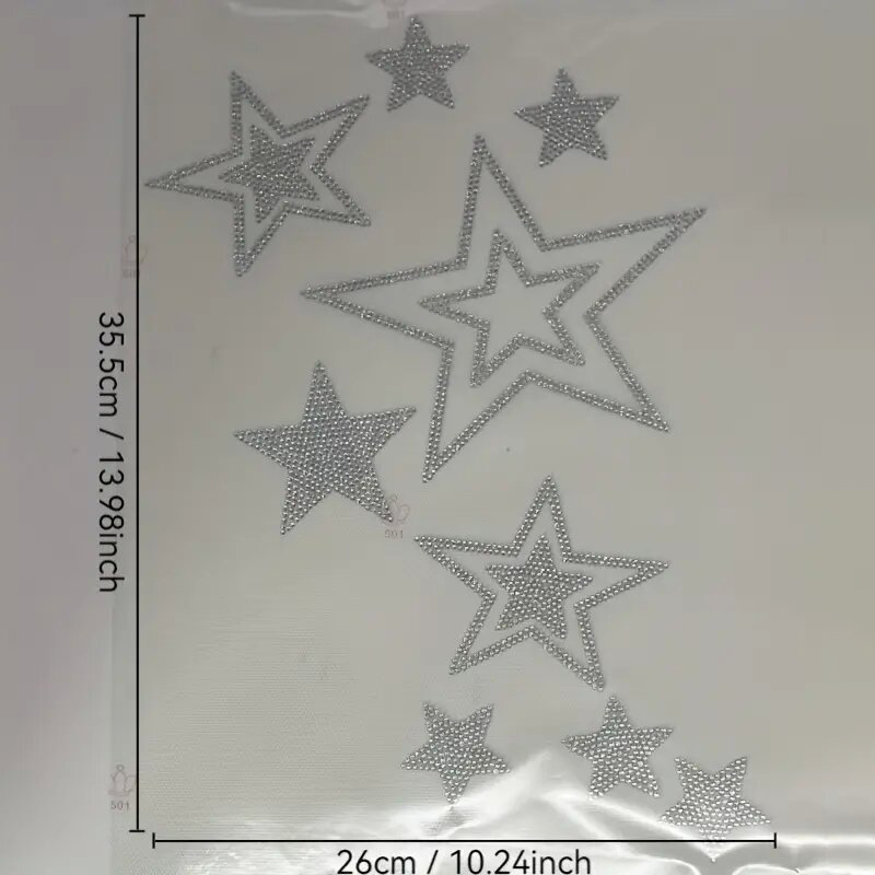 Shimmering rhinestone Hot stam - Hotfix Rhinestone Sheet review and price