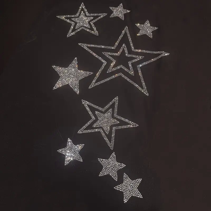 Shimmering rhinestone Hot stam - Hotfix Rhinestone Sheet review and price