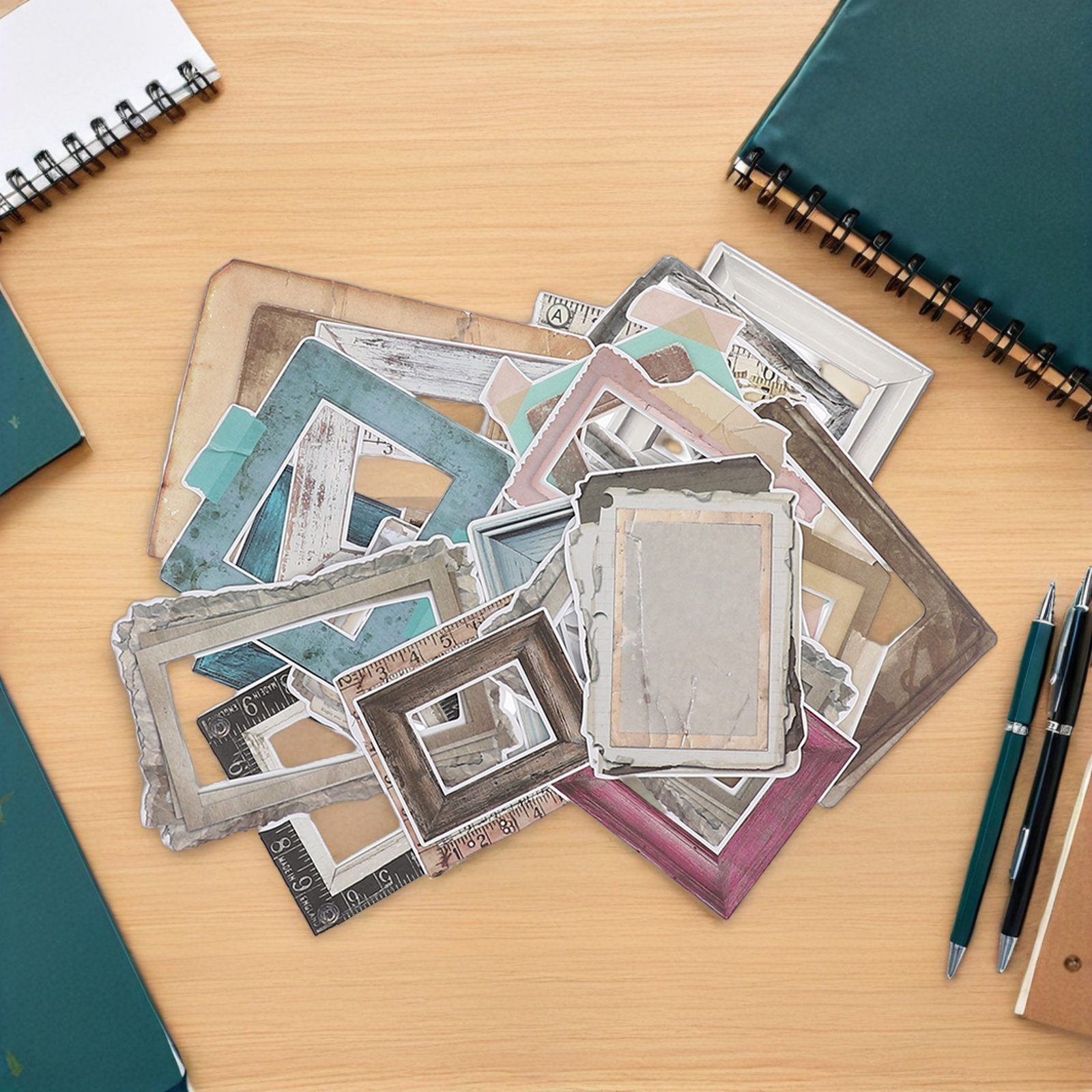 35Pcs Frame Stickers for Scrap - Embellishments For Scrapbooking review and price