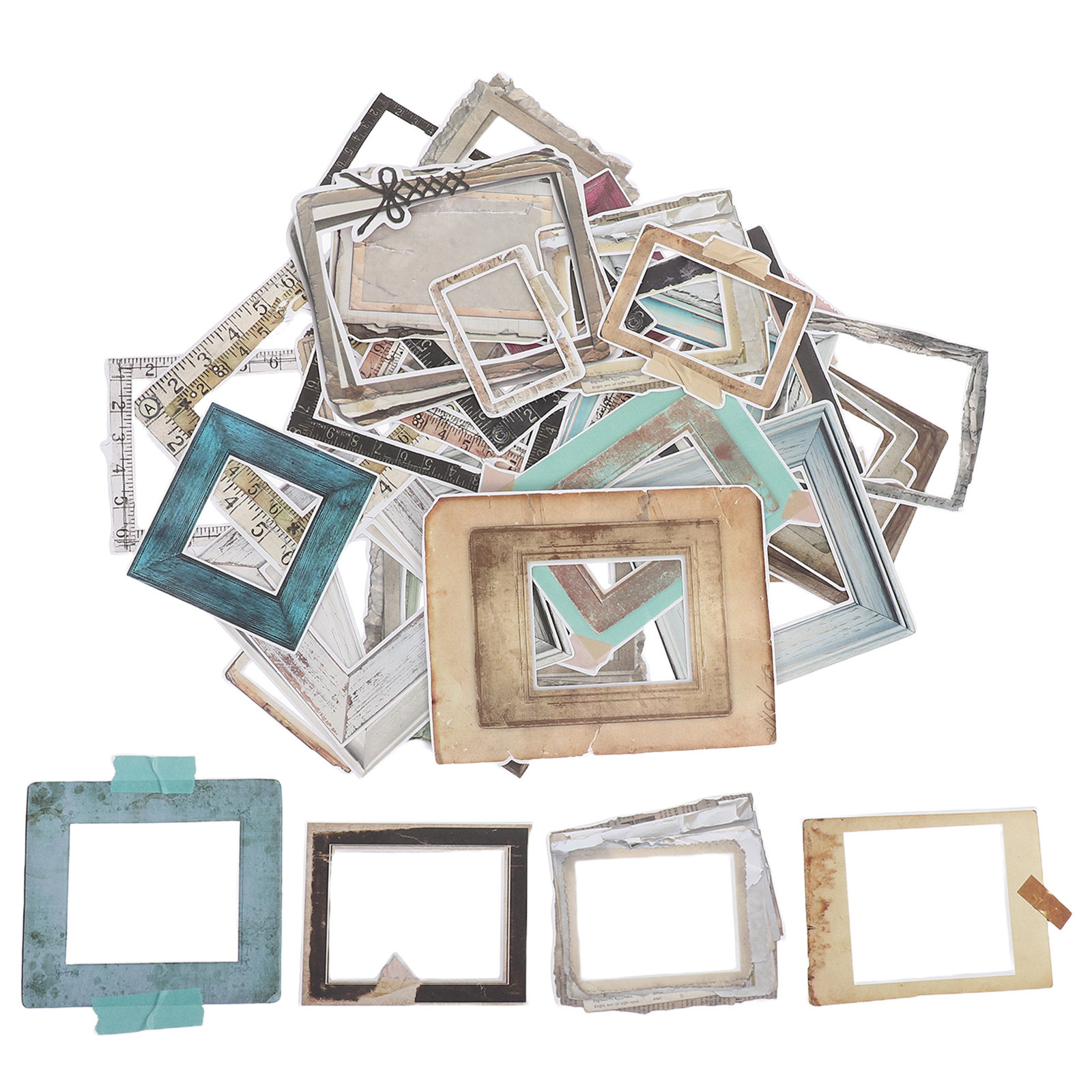 35Pcs Frame Stickers for Scrap - Embellishments For Scrapbooking review and price