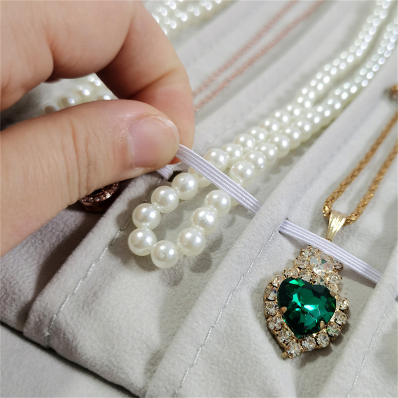 New Necklace Storage Roll Bag  - Velvet Ribbon Roll review and price