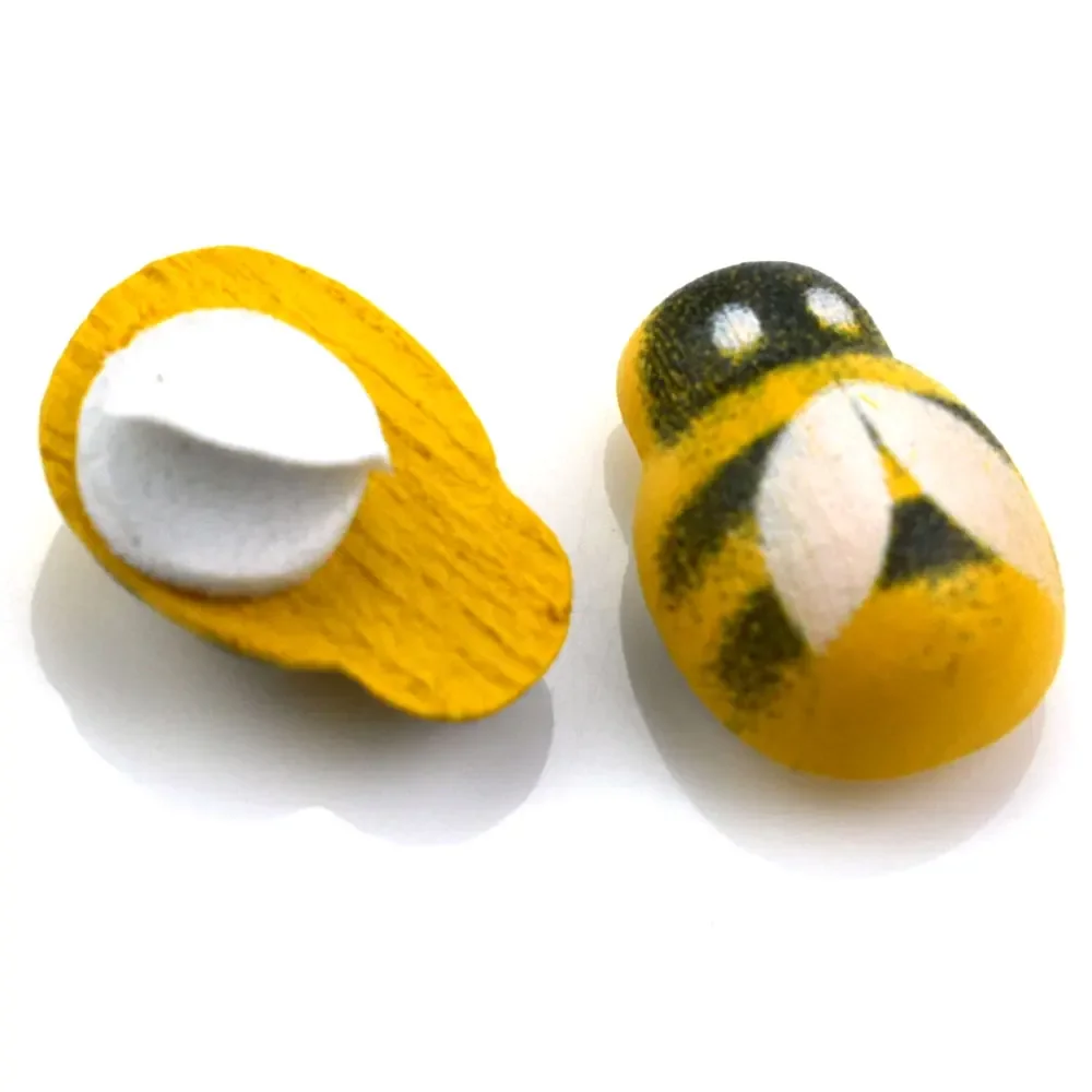 50pcs Yellow Wood Glue Buttons - Embellishment Glue Craft review and price