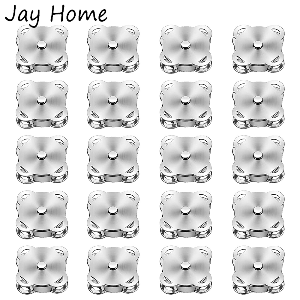 20 Sets Magnetic Button Metal  - Iron On Stud Set review and price