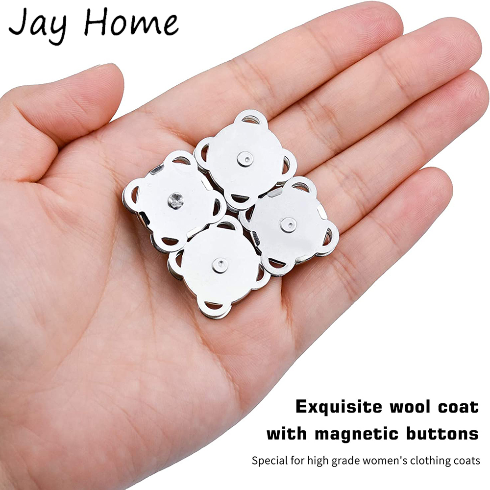 20 Sets Magnetic Button Metal  - Iron On Stud Set review and price