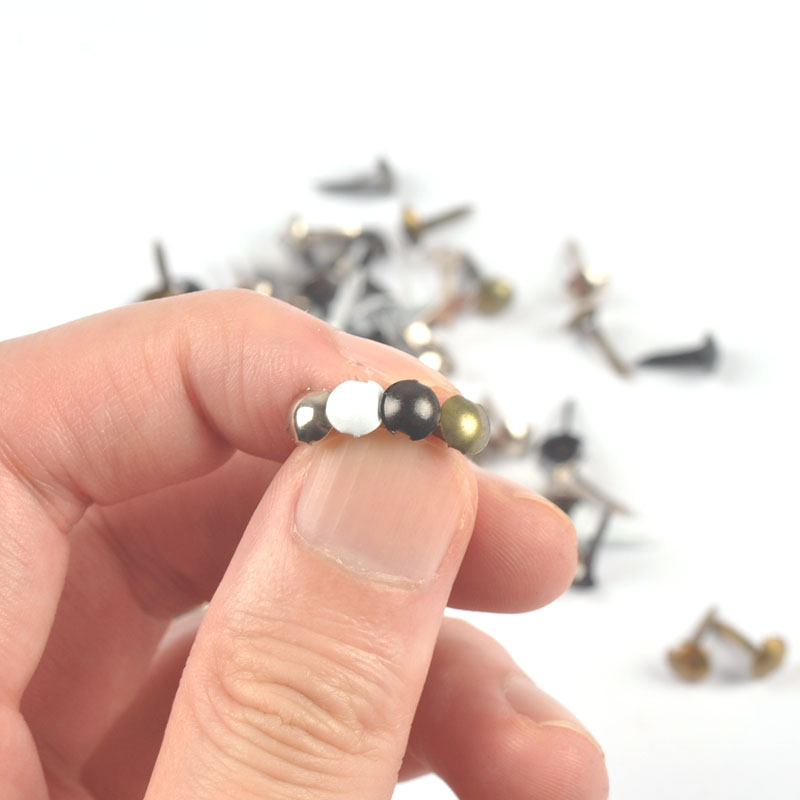 100pcs Mini Black White Metal  - Embellishments For Scrapbooking review and price