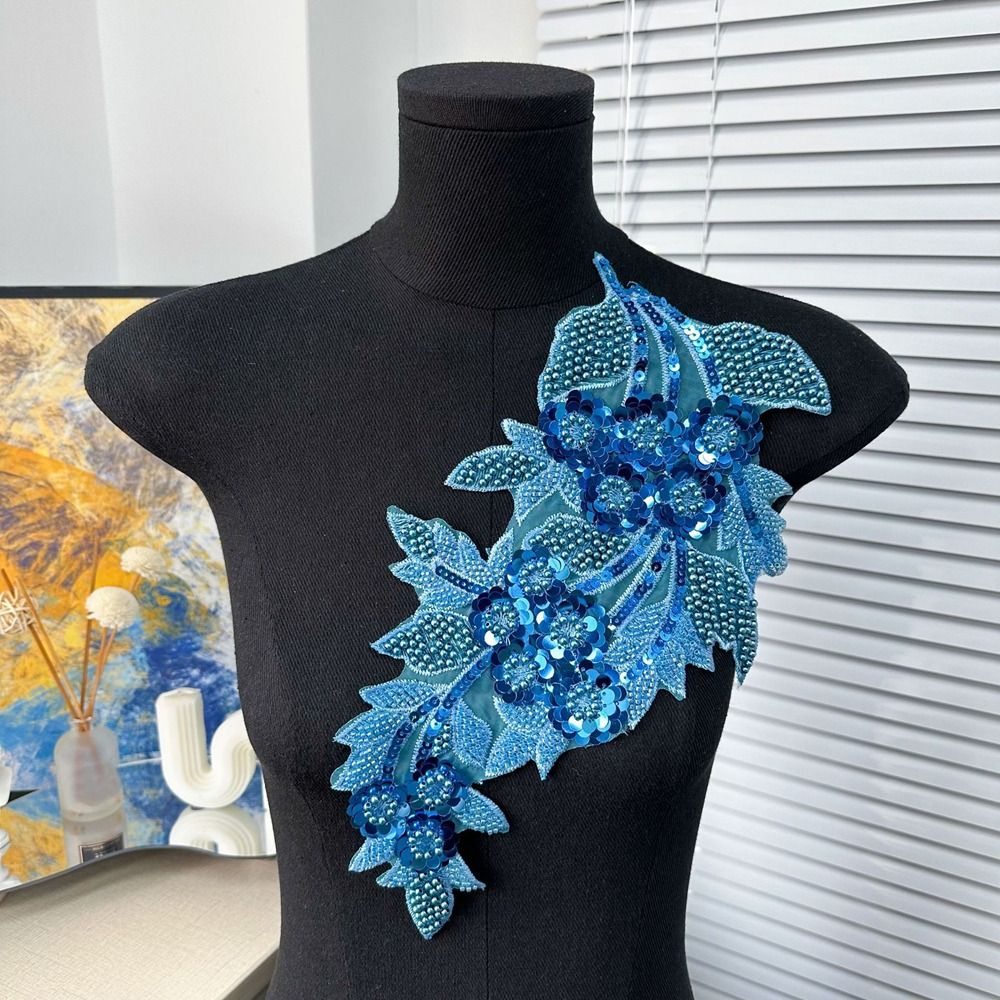 Fashion 3D Sequin Flower Patch - Applique Patch Flower review and price