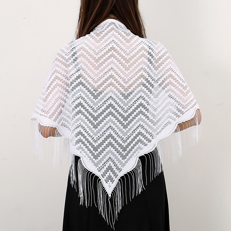 Elegant Tassels Triangular Sca - Tassel Fringe Trim review and price