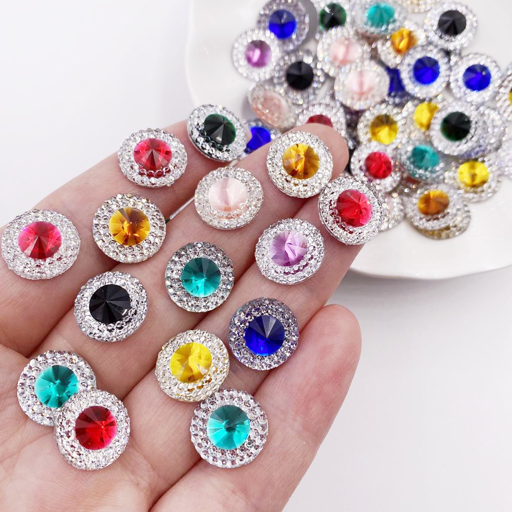 Resin 10/12/16mm Double Color  - Embellishment Glue Craft review and price