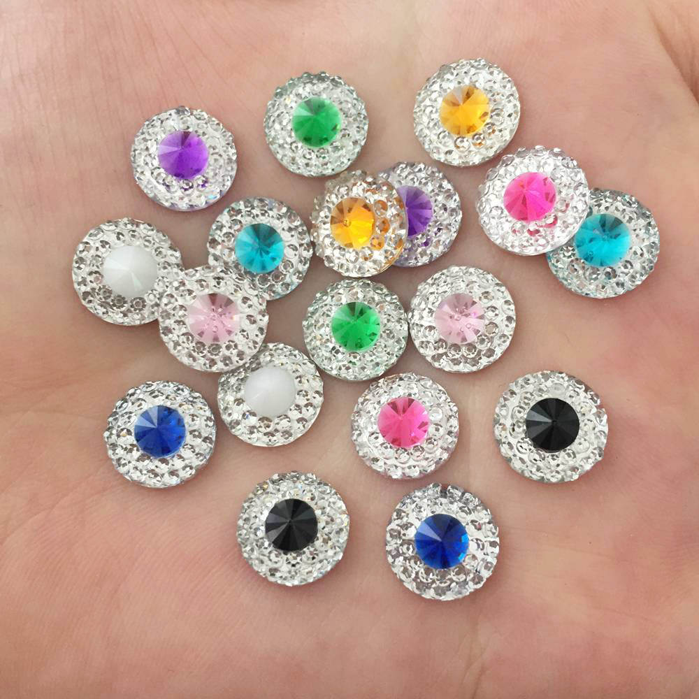 Resin 10/12/16mm Double Color  - Embellishment Glue Craft review and price