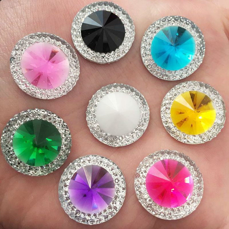 Resin 10/12/16mm Double Color  - Embellishment Glue Craft review and price