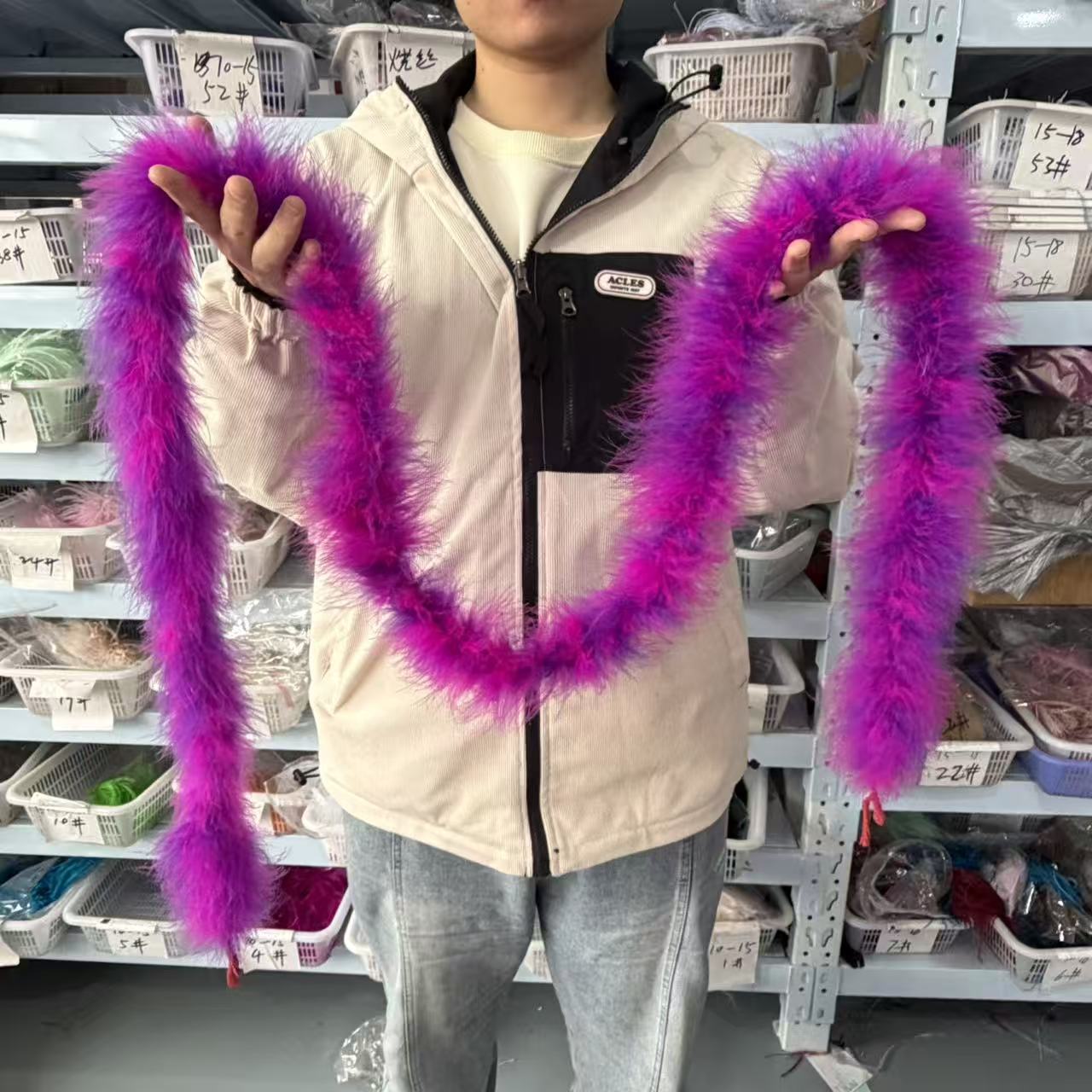Multicolored 2Meters Marabou F - Feather Trim Marabou review and price