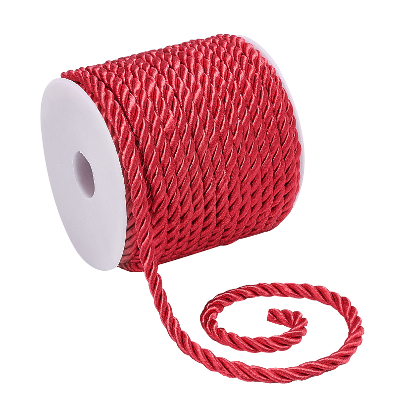 19.6 Yard Red Silk Rope 3-Ply  - Cord Trim Twisted review and price