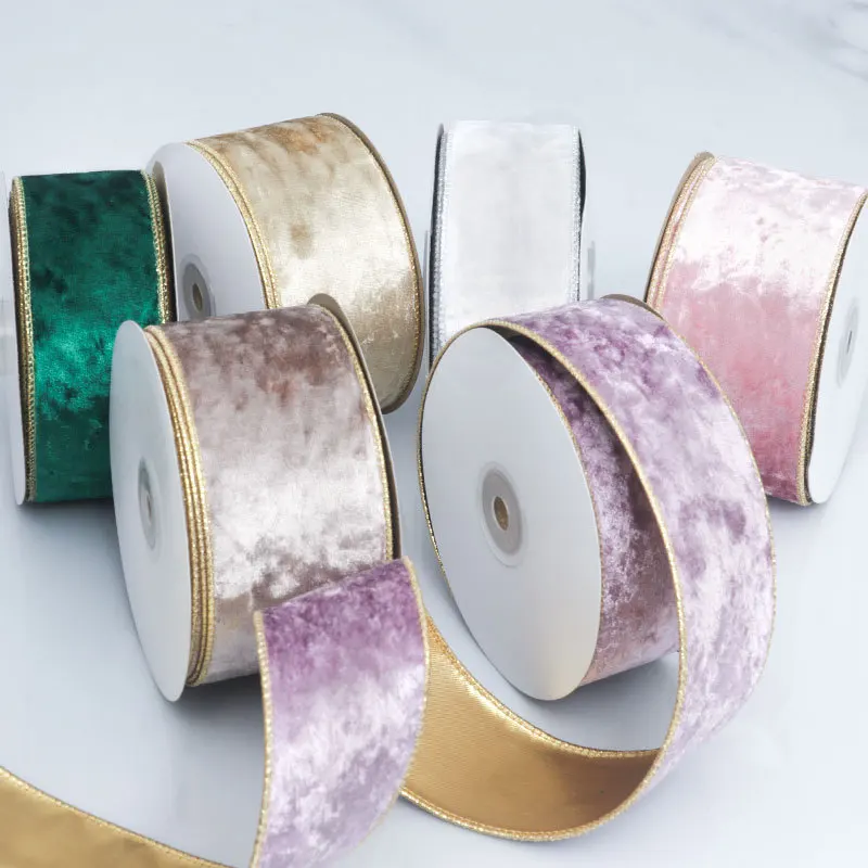 50MM Wired Edge Reversible Vel - Velvet Ribbon Roll review and price