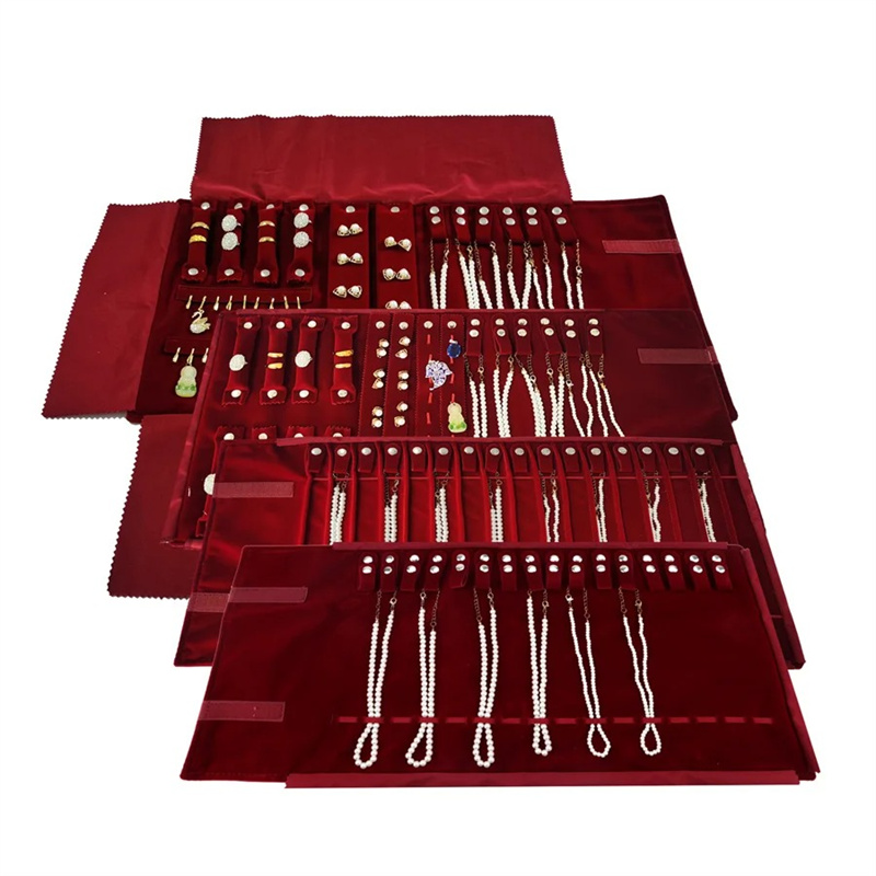 Burgundy Velvet Jewelry Roll-U - Velvet Ribbon Roll review and price