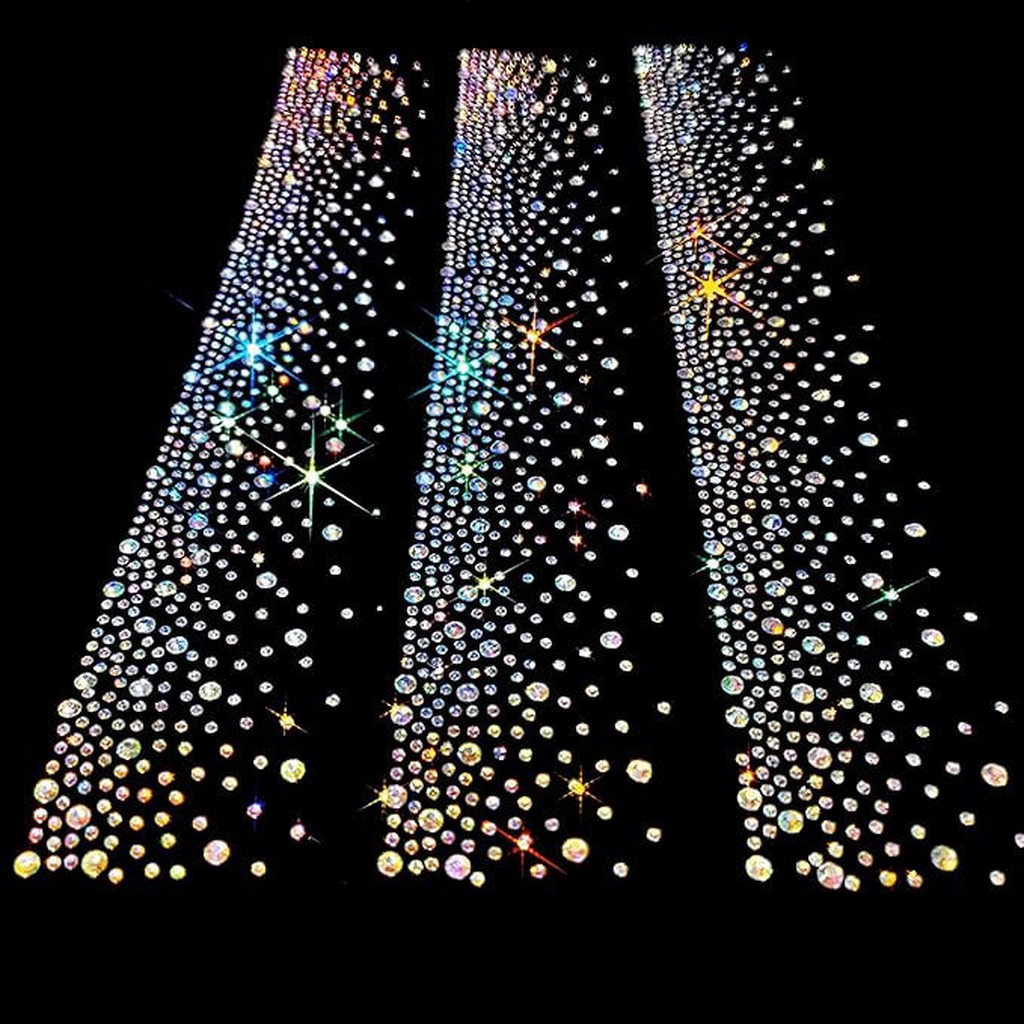 Iron-On Rhinestone Decal Moder - Hotfix Rhinestone Sheet review and price