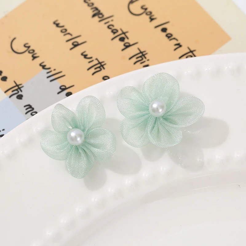 100PCS Pearl Yarn Flower Appli - Applique Patch Flower review and price
