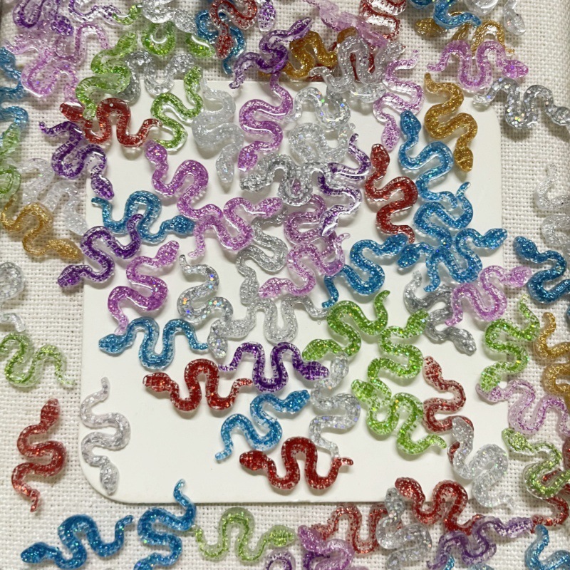 Tiny Shimmer Cartoon Snake Res - Embellishment Glue Craft review and price