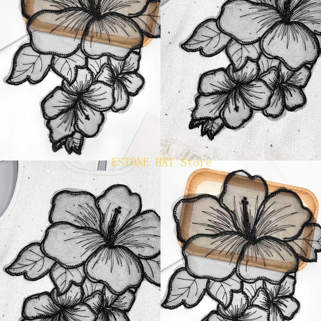 49MF Eye-Catching Flower Tulle - Applique Patch Flower review and price