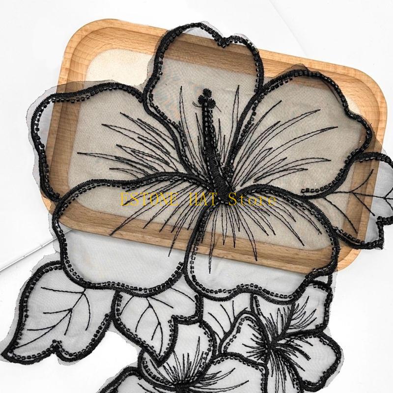 49MF Eye-Catching Flower Tulle - Applique Patch Flower review and price