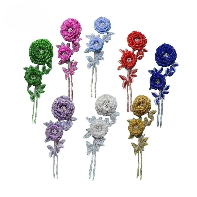 NEW Multicolor Handmade Beaded - Applique Patch Flower review and price