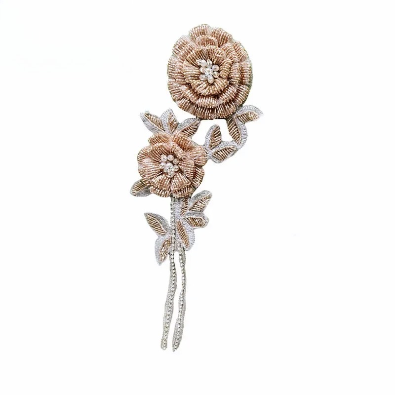 NEW Multicolor Handmade Beaded - Applique Patch Flower review and price