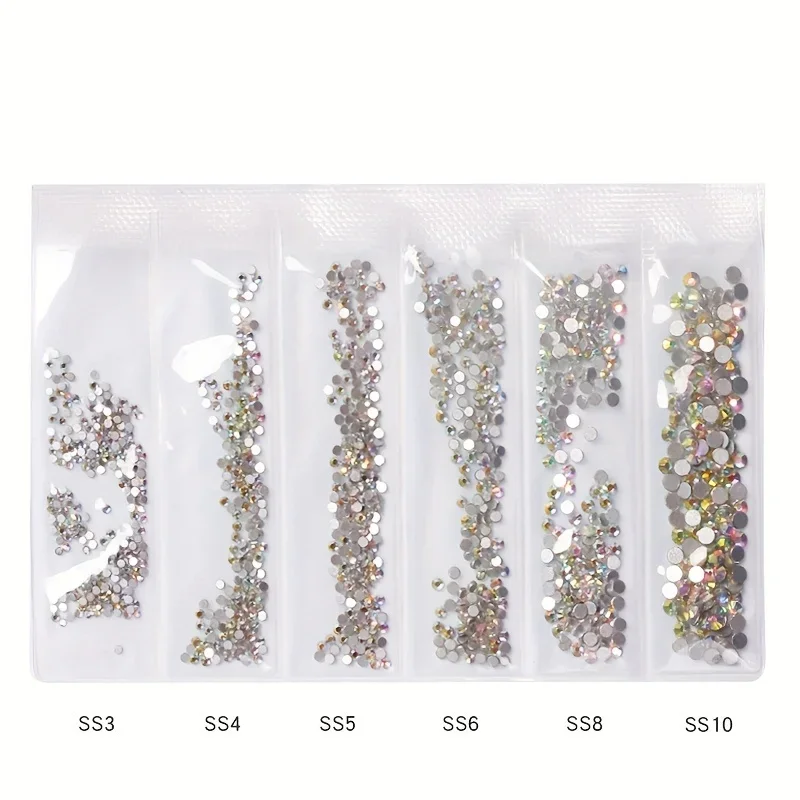 SWAGPICK SS3-10 Mix White AB G - Hotfix Rhinestone Sheet review and price