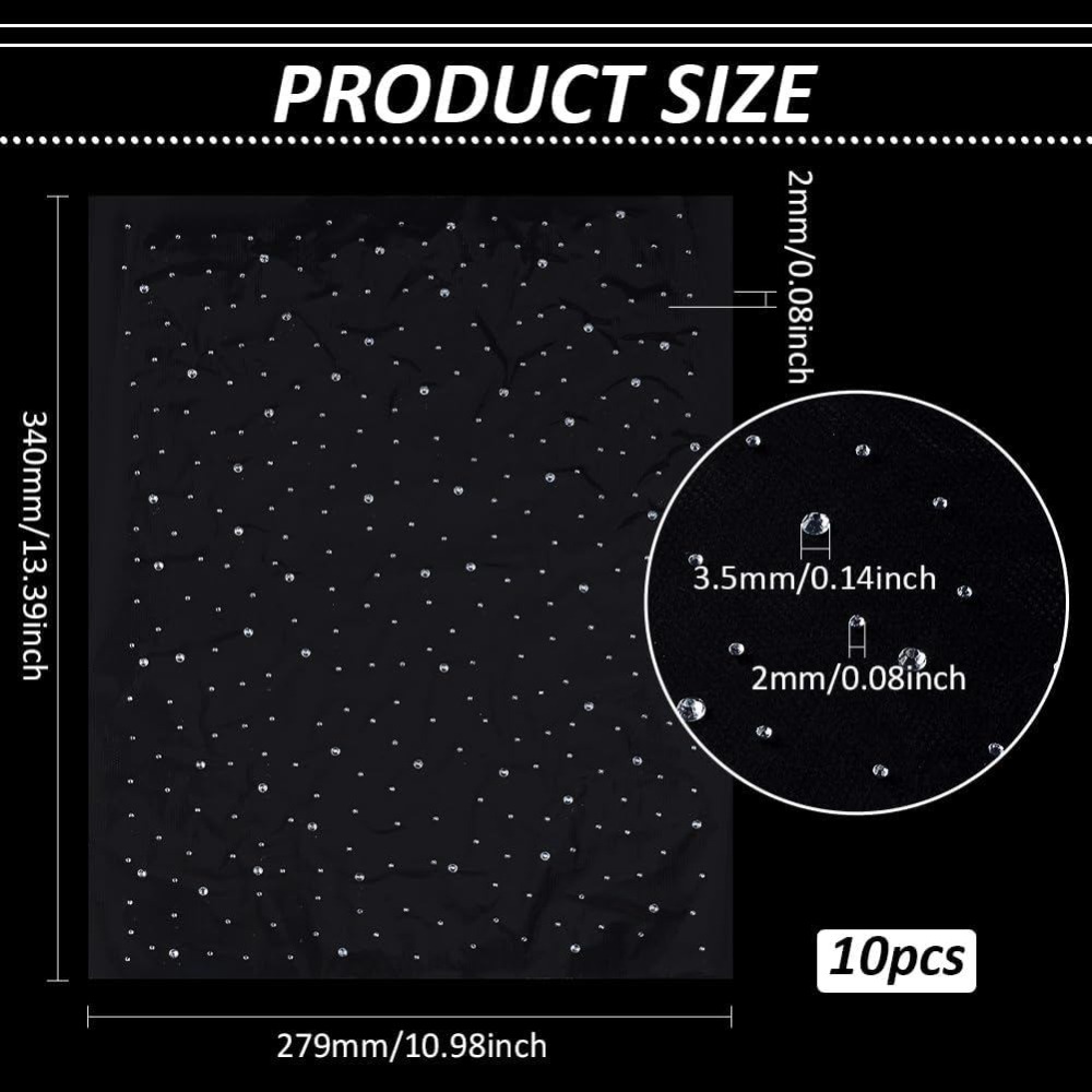 10 Sheet Glitter Hotfix Rhines - Hotfix Rhinestone Sheet review and price
