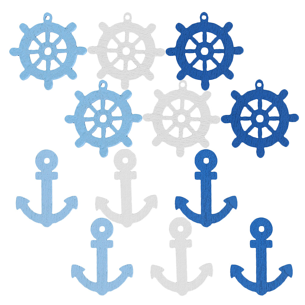 100 Pcs Wooden Anchor Mini Pen - Embellishments For Scrapbooking review and price