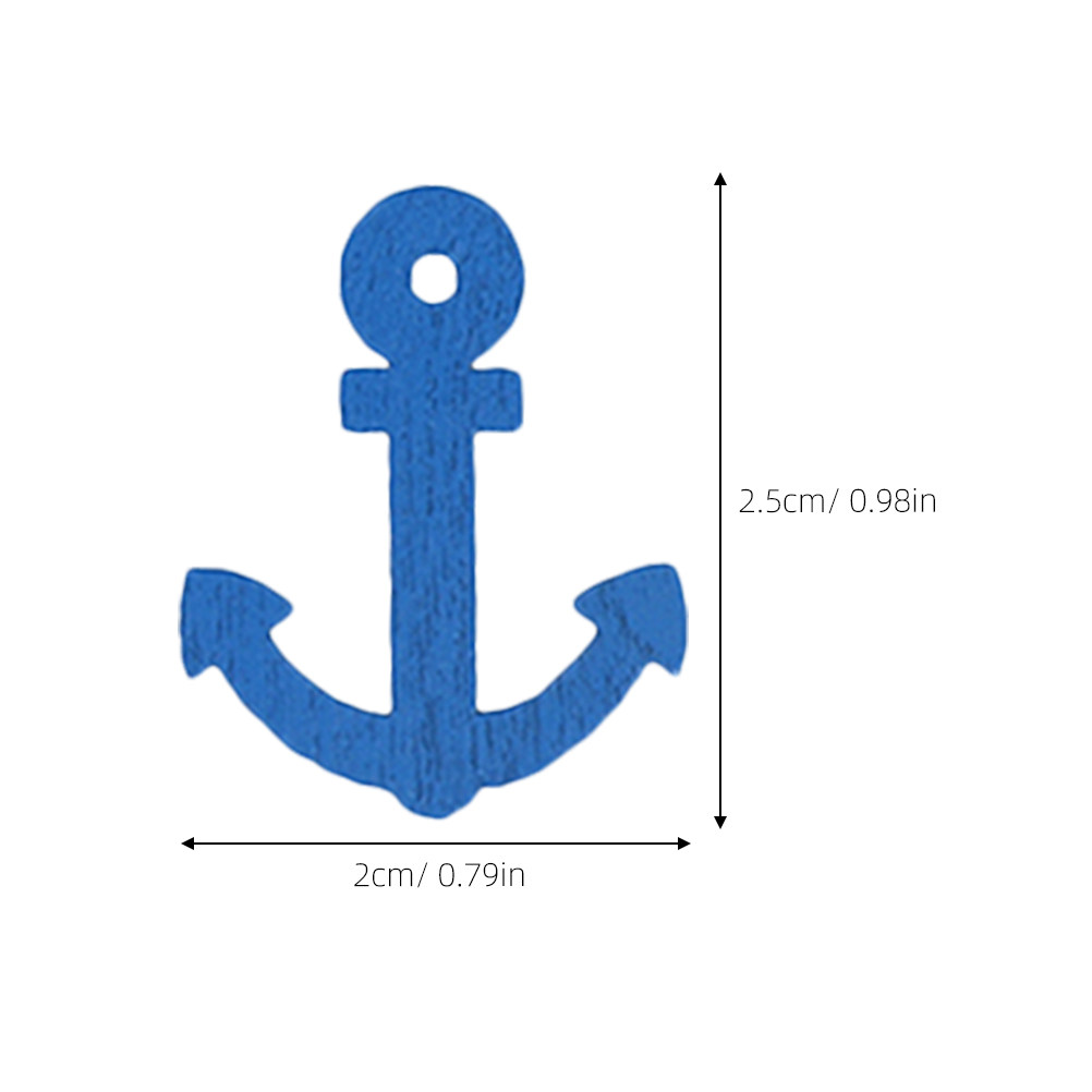 100 Pcs Wooden Anchor Mini Pen - Embellishments For Scrapbooking review and price